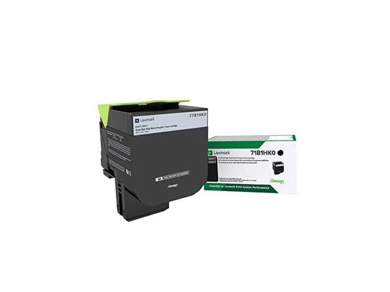Lexmark 71b10k0 Unison Toner, 3,000 Page-Yield, Black 71B10K0