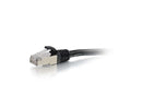C2G 6in Cat6 Snagless Shielded STP Network Patch Cable Black 00981