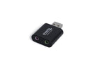 Plugable USB Audio Adapter with 3.5mm Speaker-Headphone and Microphone Jack, Add
