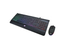 ADESSO Illuminated Gaming Keyboard & Illuminated Mouse Combo AKB-137CB Black USB