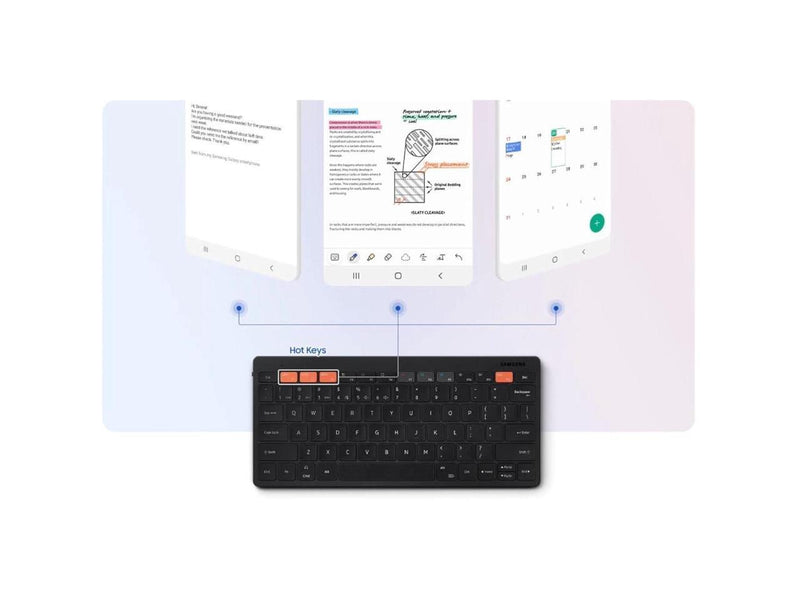 Samsung Official Smart Keyboard Trio 500 (EJ-B3400UBEGUS), Black - US Model