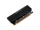 M.2 NVMe SSD to PCIe Gen 3 X16 with heatsink and thermal pad adapter card,
