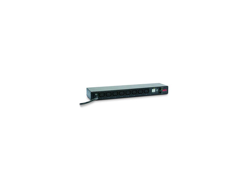 APC Rack PDU, Switched, 1U, 12A/208V, 10A/230V, (8)C13