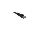 Tripp Lite Cat6 Gigabit Snagless Molded Patch Cable (RJ45 M/M), Black, 2 ft.,