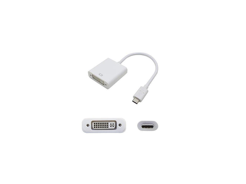 Addon Usb 3.1 (C) Male To Dvi-I (29 Pin) Female White Adapter