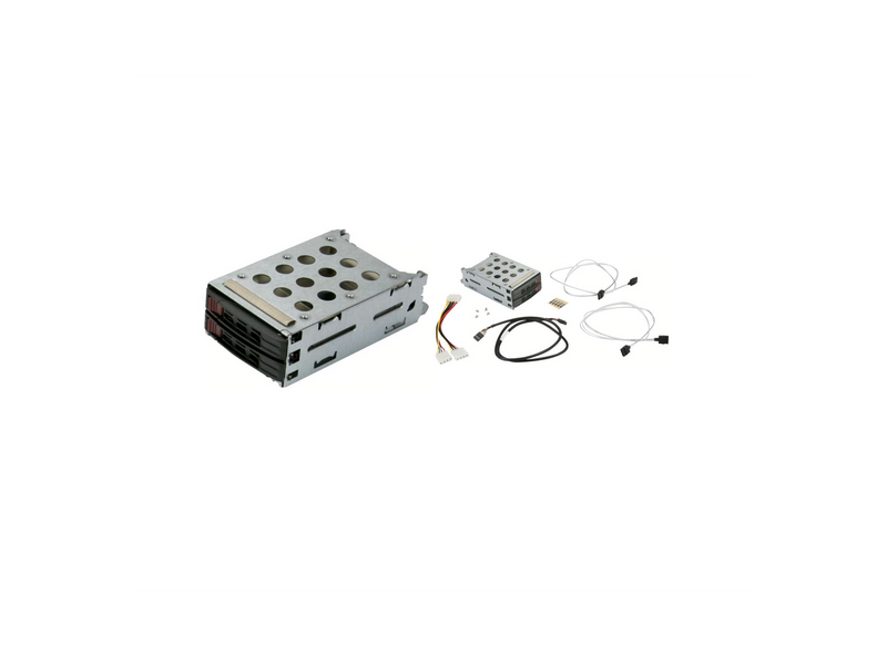 Supermicro MCP-220-83608-0N 2.5 in. 2 Hot-Swap Hard Drive Kit - Black