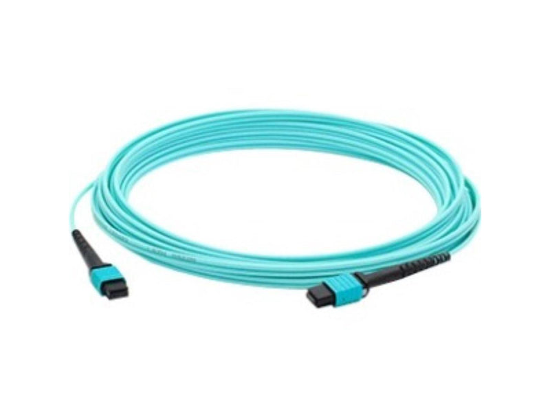 AddOn ADD-MPOMPO-1M5OM4 3.28 ft. Aqua MPO/MPO Female to Female Crossover OM4 12