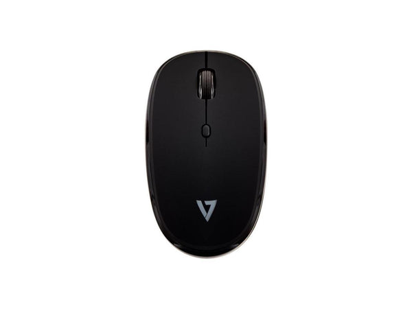 V7 Bluetooth Silent 4-Button Mouse Black MW550BT