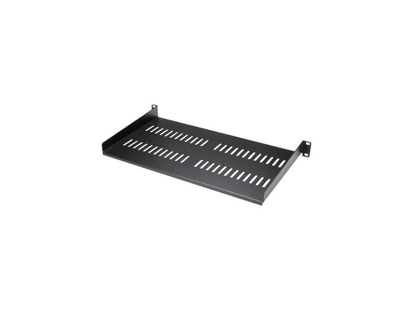 StarTech CABSHELFV1U 1U Rack Shelf - 10" Deep - Steel - Vented Rack Shelf - Rack