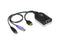 ATEN HDMI USB Virtual Media KVM Adapter Cable with Smart Card Reader (CPU