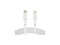 BELKIN CAA003bt1MWH White BOOST CHARGE USB-C Cable with Lightning Connector