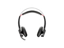 Plantronics - Voyager Focus UC with Charge Stand (Poly) - Bluetooth Dual-Ear