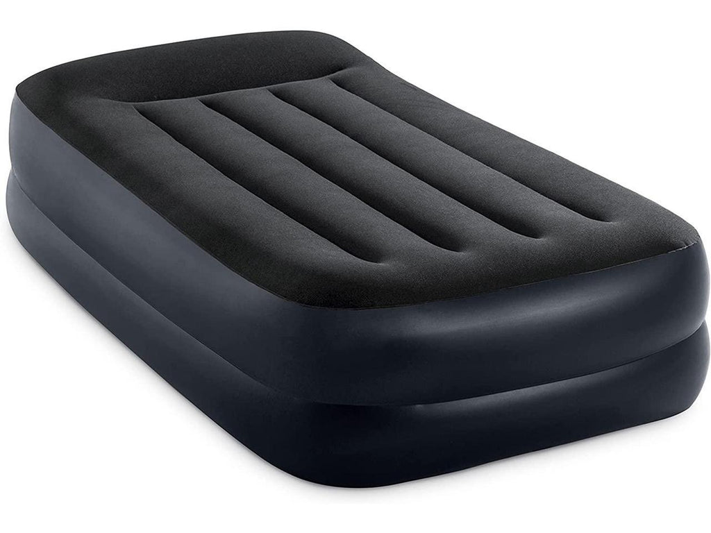 Intex Dura-Beam Series Pillow Rest Raised Twin Airbed with Internal Pu ...
