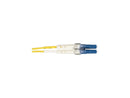Single-Mode 9-Micron Duplex Fiber Optic Cable LC-LC PVC 2-m 6.5-ft.