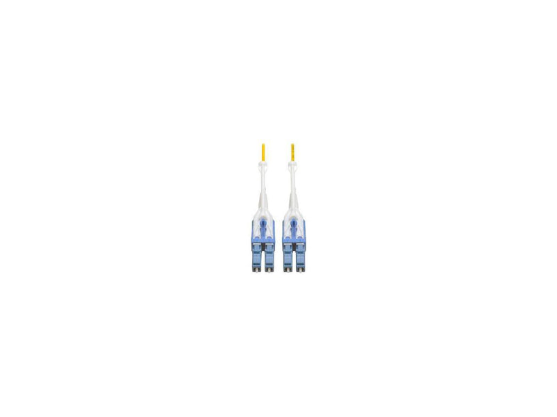 DUPLEX SINGLEMODE 8.3/125 FIBER PATCH CABLE (LC/LC), PUSH/PULL TABS, 2 M (6 FT.)