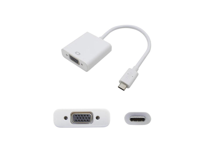 AddOn 8in USB 3.1 (C) to VGA Adapter Cable - Display adapter - USB Type C (