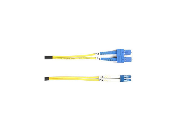 Black Box FOSM-001M-SCLC Fiber Patch Cable - 1M SM 9 Micron SC to L