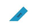 Brother TZE-561 Label Maker Tape 1.42"W Black on Blue TZE561