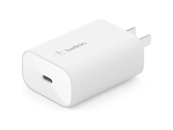 Belkin 25W USB-C AC Wall Charger Adapter White WCA004DQWH