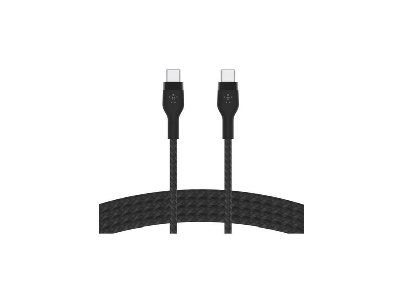 Belkin CAB011BT2MBK BOOST CHARGE PRO Flex 6.56ft.USB-C to USB-C Cable - Black