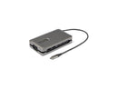 StarTech USB C Multiport Adapter - USB C to 4K 60Hz HDMI 2.0 - 2-Port 10Gbps USB