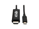 Tripp Lite Usb C To Hdmi Adapter Cable Usb 3.1 Gen 1 4K M/M Usb-C Black 3Ft