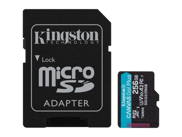 Kingston Canvas Go! Plus 256 Gb Class 10/Uhs-I (U3) Microsdxc