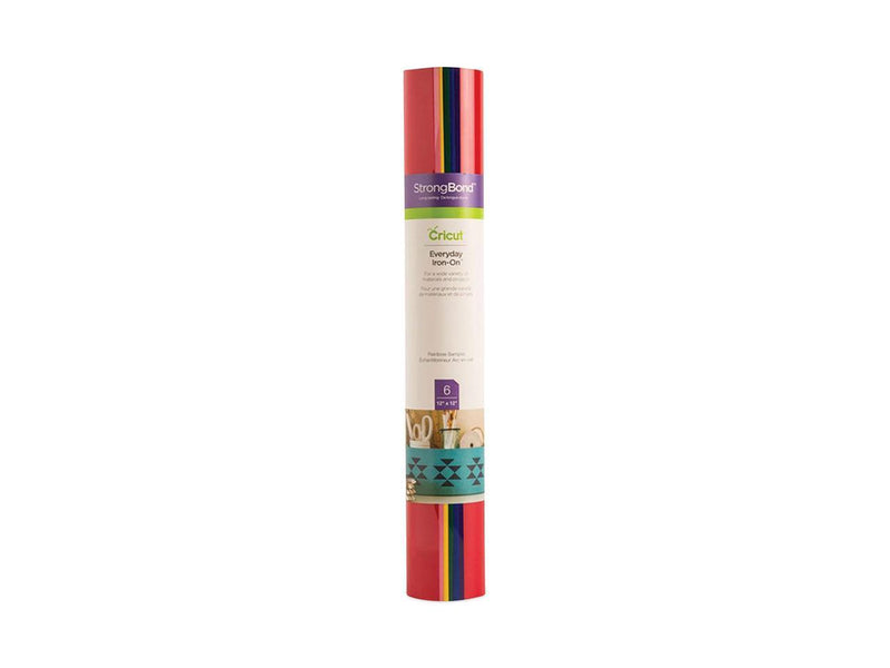Cricut Everyday Iron-On Sampler Rainbow | 6 Sheets 12"x12" 2004815