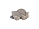 Gibson Siam Matte Grey 16pc Dinerware