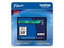 Brother P-touch TZe-721CS Laminated Label Maker Tape 3/8" x 26-2/10' Black on