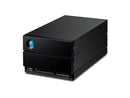 LaCie 2big Dock 16TB USB 3.2 Gen 2 External Hard Drive STLG16000400 Black