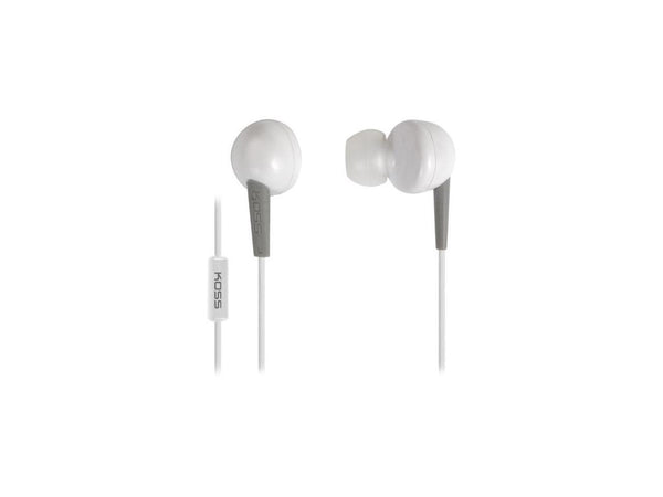 KOSS White KEB6IW 3.5mm Connector Earbud In Ear Bud