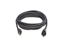 Tripp Lite 15ft Power Extension Cord NEMA 5-15P to NEMA 5-15R Black P02201513A