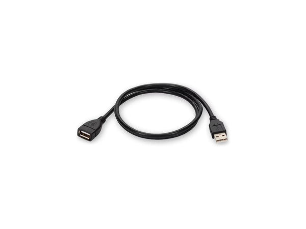 AddOn 3M USB 2.0 A To USB 2.0 A Male To Female Cable Black USBEXTAA3MF