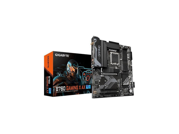 GIGABYTE B760 GAMING X AX LGA 1700 Intel B760 ATX Motherboard with DDR5, M.2,