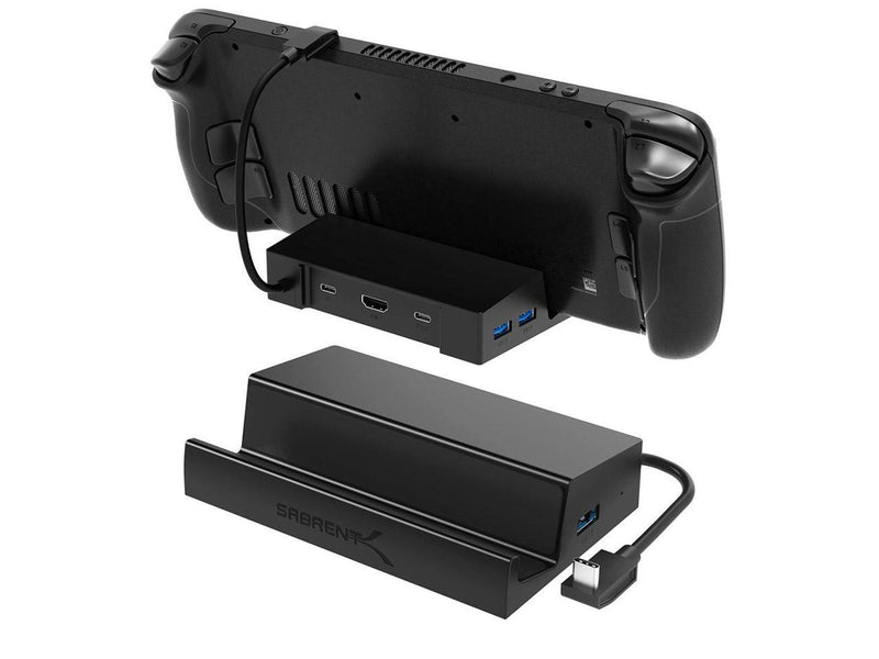 SABRENT 6-Port Docking Station for Steam Deck and USB C Devices with 95W PD3.0