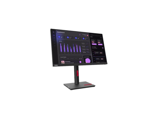 Lenovo ThinkVision T24i-30 23.8" Full HD LCD Monitor - 16:9 - Raven Black - 24"