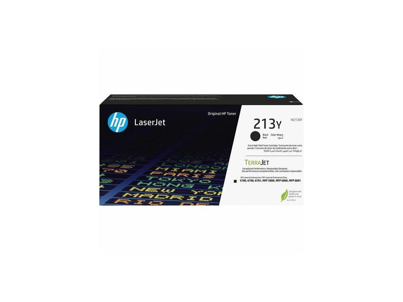 HP 213Y W2130Y Extra High-Yield Black Original LaserJet Toner Cartridge