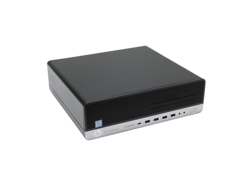 HP EliteDesk 800 G4 SFF 8GB 256GB SSD Core i5-8500 3GHz Win10P, Black
