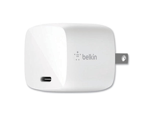 Belkin BoostCharge USB-C PD 3.0 PPS Wall Charger 30W Power Adapter WCA005DQWH