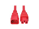 Tripp Lite series Power Cord C14 to C15 Heavy-Duty, 10ft, Red P018-010-ARD