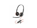 Poly Blackwire C3220 USB-C Headset +Carry Case TAA (Bulk) - Stereo - USB Type C,