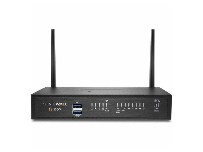 SonicWall TZ370W Wireless Firewall (Gen 7) w/ Secure Upgrade Plus (3-Year