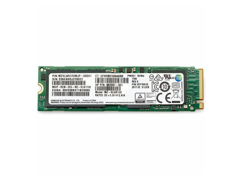 HP 1 TB Solid State Drive Internal PCI Express NVMe 1 Year Warranty 406L7AA