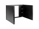 Tripp Lite 8U Wall-Mount Bracket for Small Switches, Patch Panels Hinged - Black