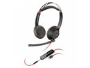 Poly Blackwire C5220 Headset - Stereo - USB Type C, Mini-phone (3.5mm) - Wired -