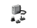 Alogic 3X67 Rapid Power 67W Multi-Country GaN Charger WCM3X67SGR