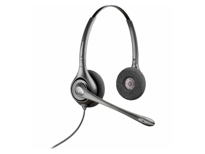 HP Poly SupraPlus H261N Stereo Binaural Wired On-ear Headset +Pouch TAA