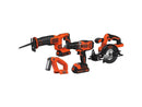 Black & Decker BD4KITCDCRL 20V MAX Drill/Driver Circular and Reciprocating Saw