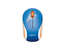 Logitech M187 2.4GHz Wireless 3-Button Optical Mini Scroll Mouse - Blue